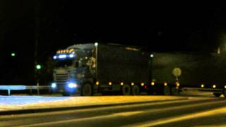 Scania V8 sound Straight pipe Kuljetusliike Wickström Oy [upl. by Castle]