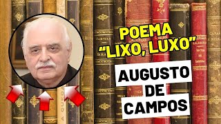 Conheça o poema quotLixo Luxoquot de Augusto de Campos  Poesia Concreta [upl. by Elleon]