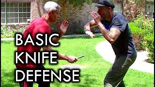 How to Defend Against a Knife Attack with Nick Drossos [upl. by Annyrb]