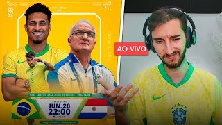 🚨AO VIVO ESQUENTA PRA BRASIL X PARAGUAI Copa América🏆 [upl. by Yennep]