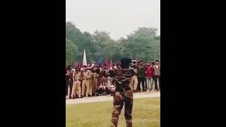 BSF🔥Polic Dance Maa Tuje Salam Bodar Par Jane Se Pahle Dance vidioshort viralshorts police [upl. by Aniraz]