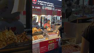 Myeongdong street food mukbang streetfood seoultrip citywalk seoulstreet [upl. by Akeit931]