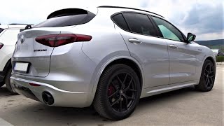 2022 Alfa Romeo Stelvio Veloce Q4 SUV  Interior Exterior Walkaround  Auto Show Historical Park [upl. by Nwahs]