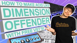 4 FREE VSTS for CRAZY ACID 303  DIMENSION OFFENDER Ableton Tutorial [upl. by Abehsile]