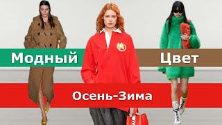 Модный цвет осень 2023 зима 2024  Тренды Топ15 палитры одежды [upl. by Catriona331]