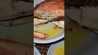 Steamed Big Crab with Butter food seafood asmr [upl. by Acinnej]