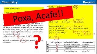 Acafe 2019 2 Medicina  Q41 Titulação com indicadores [upl. by Nnylyma]