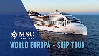 MSC WORLD EUROPA  Ship Visit team Crocieriamo [upl. by Gagnon]