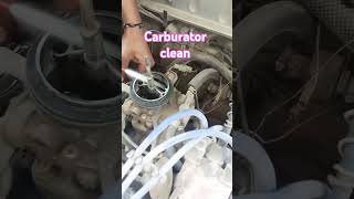 How to carburetor cleaner suzukimehran automobile mechanic suzukimehranvxr toyotacars [upl. by Isherwood]