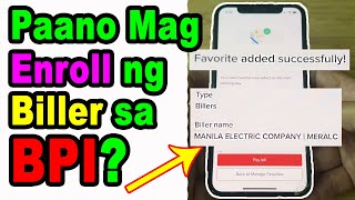 How to Enroll Biller in BPI Online 2024 [upl. by Aysa]