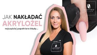 💅Jak nakładać akrylożel  Najczęstsze błędy w metodzie akrylożelowej  Mistero Milano💅 [upl. by Otecina]