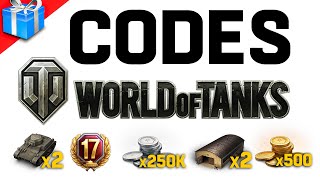 World of Tanks Codes 2024 🔥 WoT Gold  Premium [upl. by Arahas]