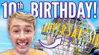 Parkers 10th Birthday at UNIVERSAL STUDIOS [upl. by Imena]