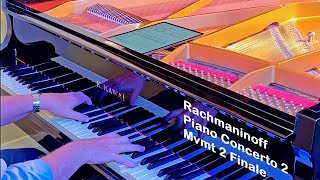 Rachmaninoff  Piano Concerto No 2 2nd mvmt  final section [upl. by Hcib]