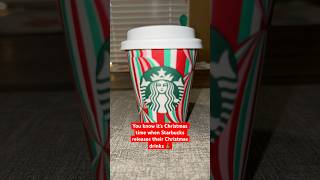 Their peppermint hot choco is PERFECTION starbucks christmas relatable [upl. by Touber790]