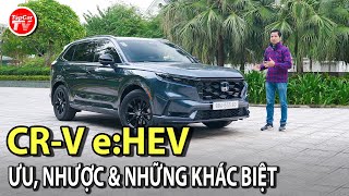 Đánh giá Honda CRV eHEV 2023  Ưunhược điểm và mức tiêu hao khi chạy khắc nghiệt  TIPCAR TV [upl. by Theurer]