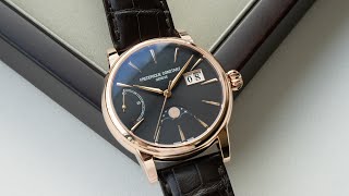 INDEPTH 35 years of Frederique Constant and The New Classic Power Reserve Big Date Manufacture [upl. by Aitan]