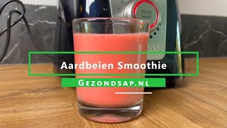 Luchtige Aardbeien Smoothie  Bron van vitamine C en A [upl. by Beatriz]