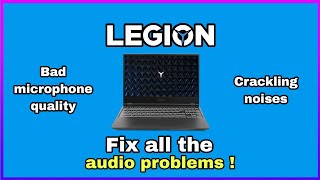 Lenovo Legion gaming laptops  Audio problem Fix [upl. by Nnylyaj660]