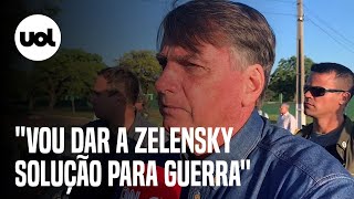 Bolsonaro diz que tem solução para a guerra da Rússia com a Ucrânia [upl. by Atinuahs]