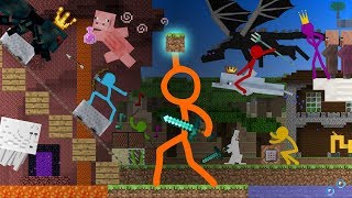 Animation vs Minecraft Shorts Season 1  All Episodes 114 [upl. by Huntington]