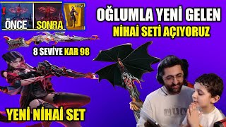 YENİ NİHAİ SET 8 LVL KAR98 OYUNDA İLK SET HARİTAYI DEĞİŞTİRİYOR YENİ ÖZELLİK PUBG Mob [upl. by Gerstein]