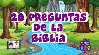 Enseñanzas Bíblicas para Niños 😃 20 Preguntas de la BIBLIA❤️ [upl. by Shepley257]