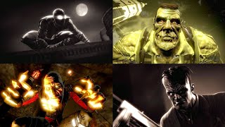 All SpiderMan Noir Bosses  SpiderMan Shattered Dimensions [upl. by Imarej992]