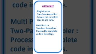 What is a Assembler  Define a Assembler  Saritas Teachdesk [upl. by Ssilb]