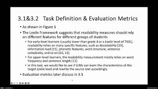 Generating Educational Materials with Different Levels of Readability using LLMsMetaMetrics 2024 [upl. by Rosenquist]