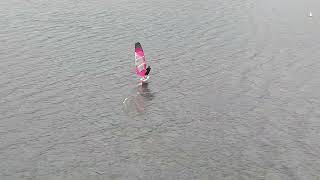 Windfoiling on Narrabeen Lake from a drone 2 [upl. by Anahs]