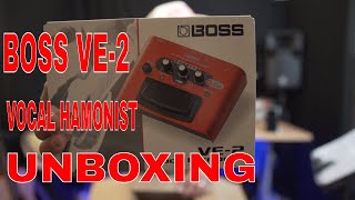 UNBOXING BOSS VE 2 VOCAL HARMONIST [upl. by Atterahs]