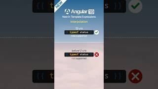 Angular 19 New in Templates angular angular19 [upl. by Carling]