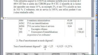 187 Amortissements Application 4 [upl. by Rafaelita]