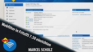 Webfilter in eurer Fritzbox einrichten  FritzOS 750  Marcel Scholz [upl. by Heyra]