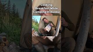 Cooking Breakfast While Camping In Deep Alaska Mountains [upl. by Gallard]