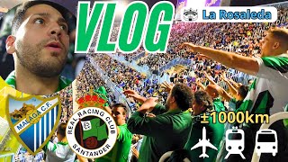 MÁLAGA vs RACING │VLOG ON TOUR [upl. by Cathyleen]