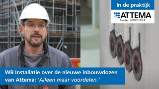 WB Installatie over de nieuwe inbouwdozen van Attema [upl. by Ozner825]