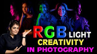 COLORFUL Lighting Creative Photography Techniques EXCATLY How to USE RGB LED LIGHTS Practically [upl. by Lednyc]