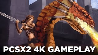 Drakan The Ancients Gates 4K UHD GAMEPLAY PCSX2 PS2 EMULATOR [upl. by Aihsad]