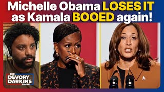 Michelle Obama LOSES IT as Rally Fans PROTEST Kamala [upl. by Sema]