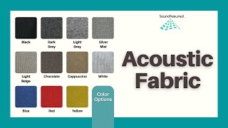 SoundAssured Acoustic Fabric Colors [upl. by Anileh]