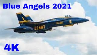 Navy Blue Angels 4K April 2021 SUN n FUN Airshow Lakeland FL [upl. by Aimahs]