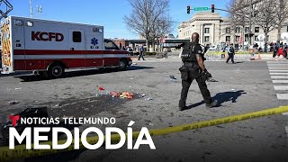 Tiroteo en Kansas City ocurrió tras desatar una pelea Hay menores arrestados  Noticias Telemundo [upl. by Birgitta967]