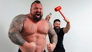 STRONGEST MAN IN HISTORY EDDIE HALL Back Pain HAMMERED Away [upl. by Lesko316]