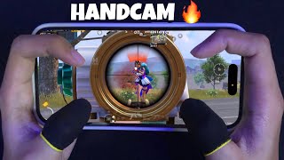 A MASTERPIECE HANDCAM ✨ 120 FPS iPhone 14 Pro 🔥 PUBG Mobile [upl. by Ednihek242]