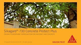 Sikagard®730 Concrete Protect Plus Invisible protection for concrete and masonry [upl. by Duck]