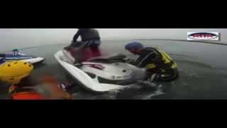 How To Reboard a PWC In Shallow Water  Jetski Boarding and starting procedures [upl. by Maidie788]