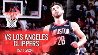 Alperen Şengün Highlights  Houston Rockets vs LA Clippers  16 Sayı 10 Rib 10 Ast  15112024 [upl. by Sukramed]