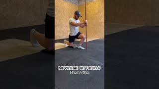 Movilidad de tobillo asistido con baston  stick assisted ankle mobility [upl. by Osnofedli]